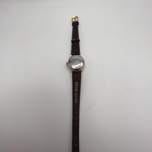 Vintage AH Riise Watch Womens Gold Tone Stainless Steel Swiss Made 17 Jewels main image 7